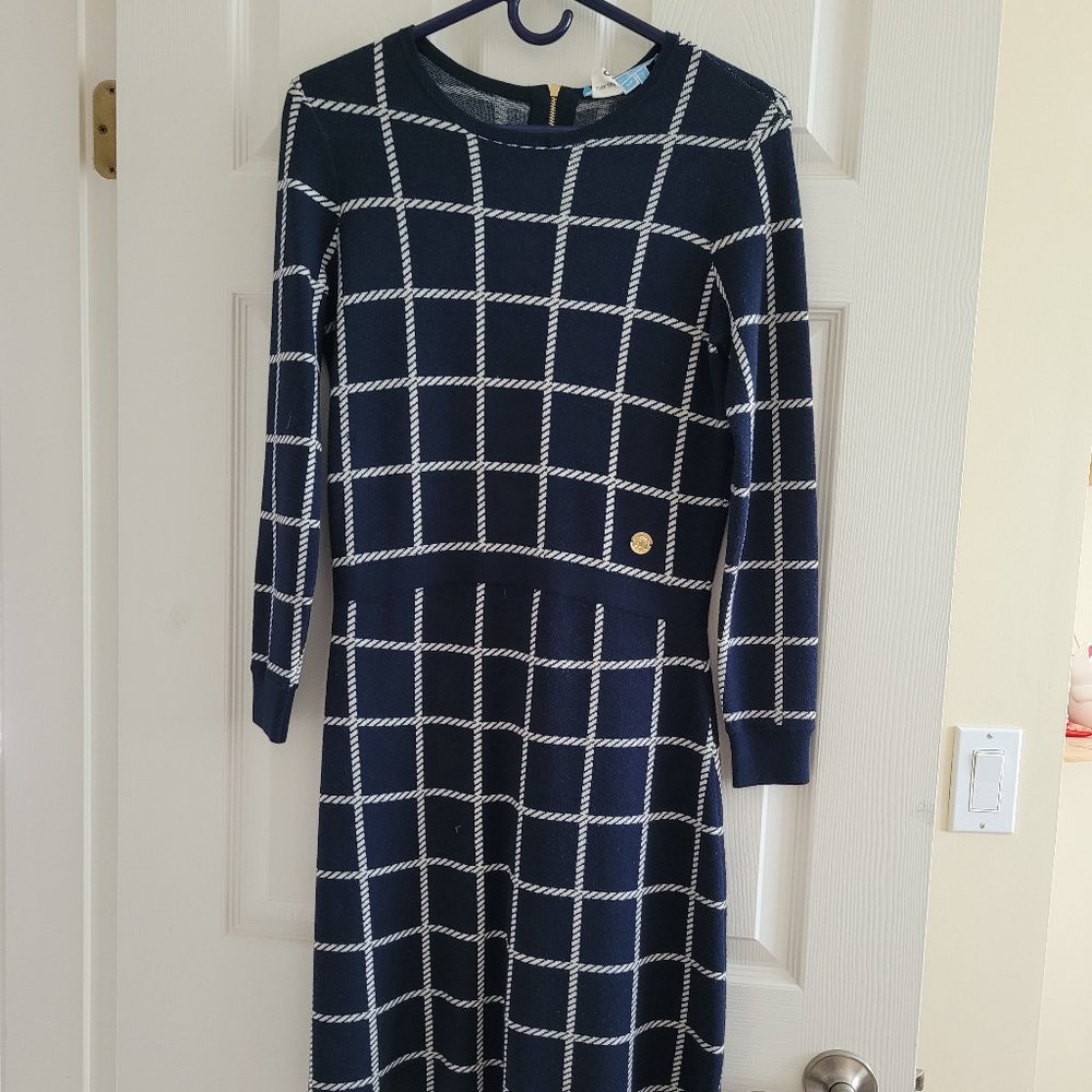 Draper James Navy Knit Dress Size XS